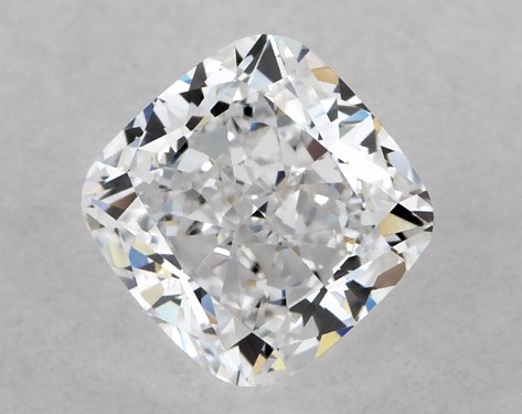 GIA 0.50 Carat D-VS2 Ideal Cut Cushion Modified Diamond